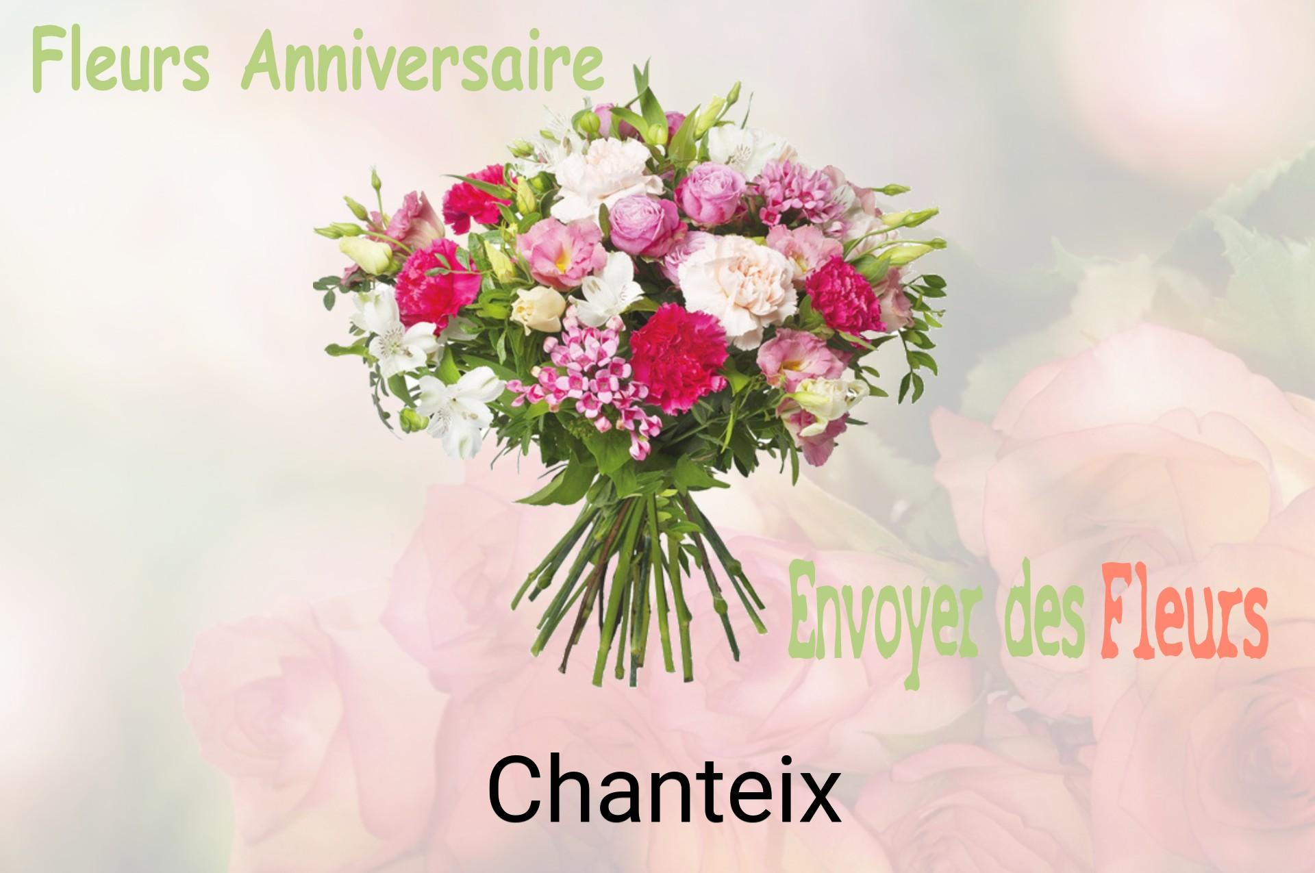 Bouquet de fleurs d’anniversaire livré à Chanteix