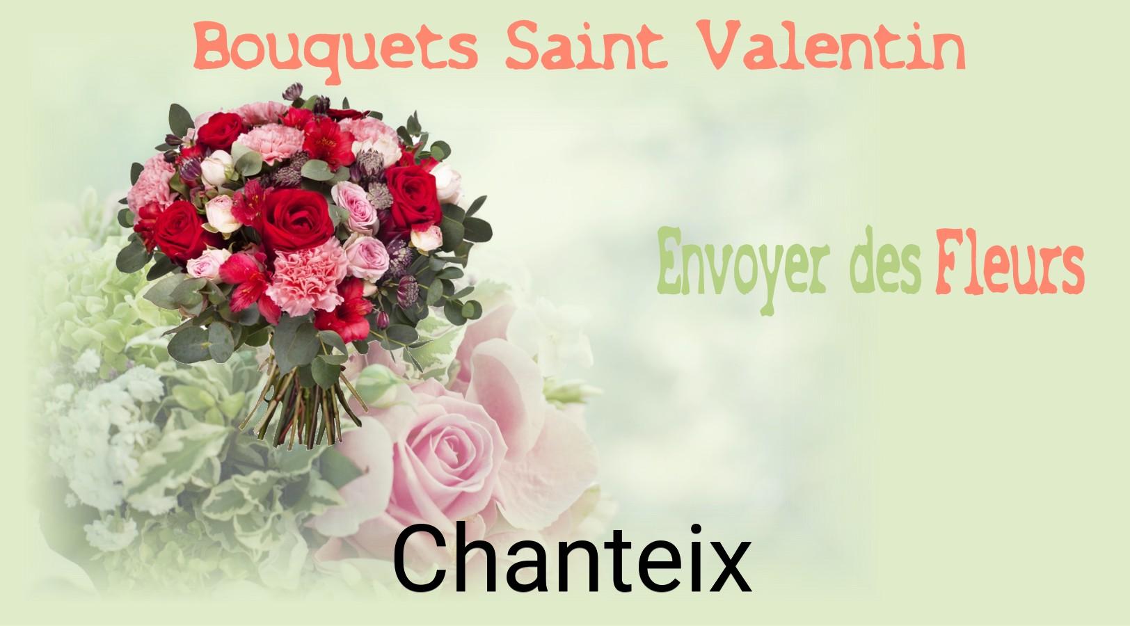 Roses de Saint-Valentin livrées à Chanteix